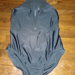 Speedo Black and Gray Swimwear